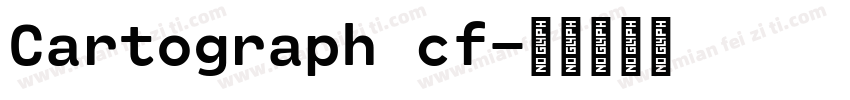 Cartograph cf字体转换